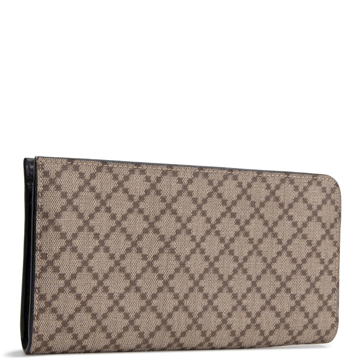 GUCCI Coated Canvas Diamante Wallet OUTLET FINAL SALE
