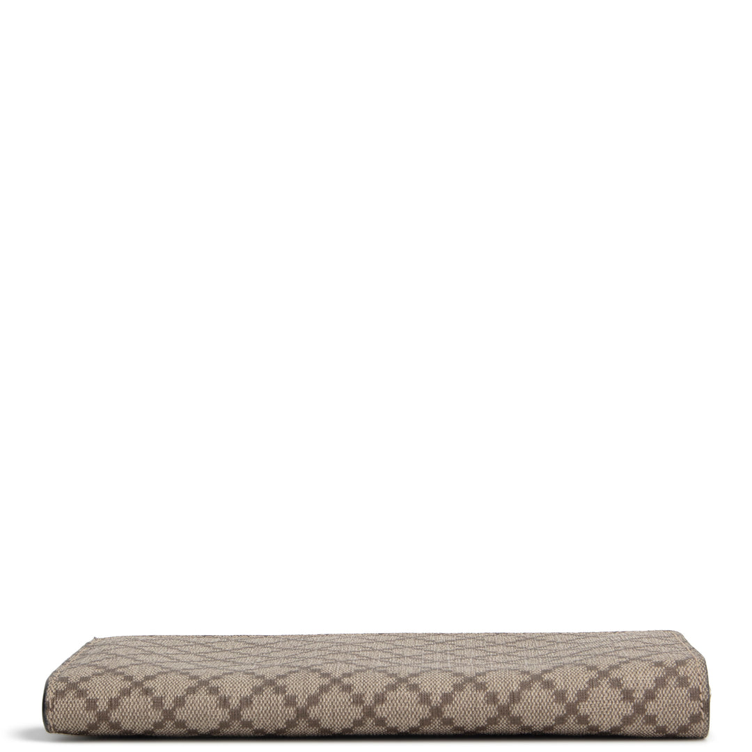 GUCCI Coated Canvas Diamante Wallet OUTLET FINAL SALE