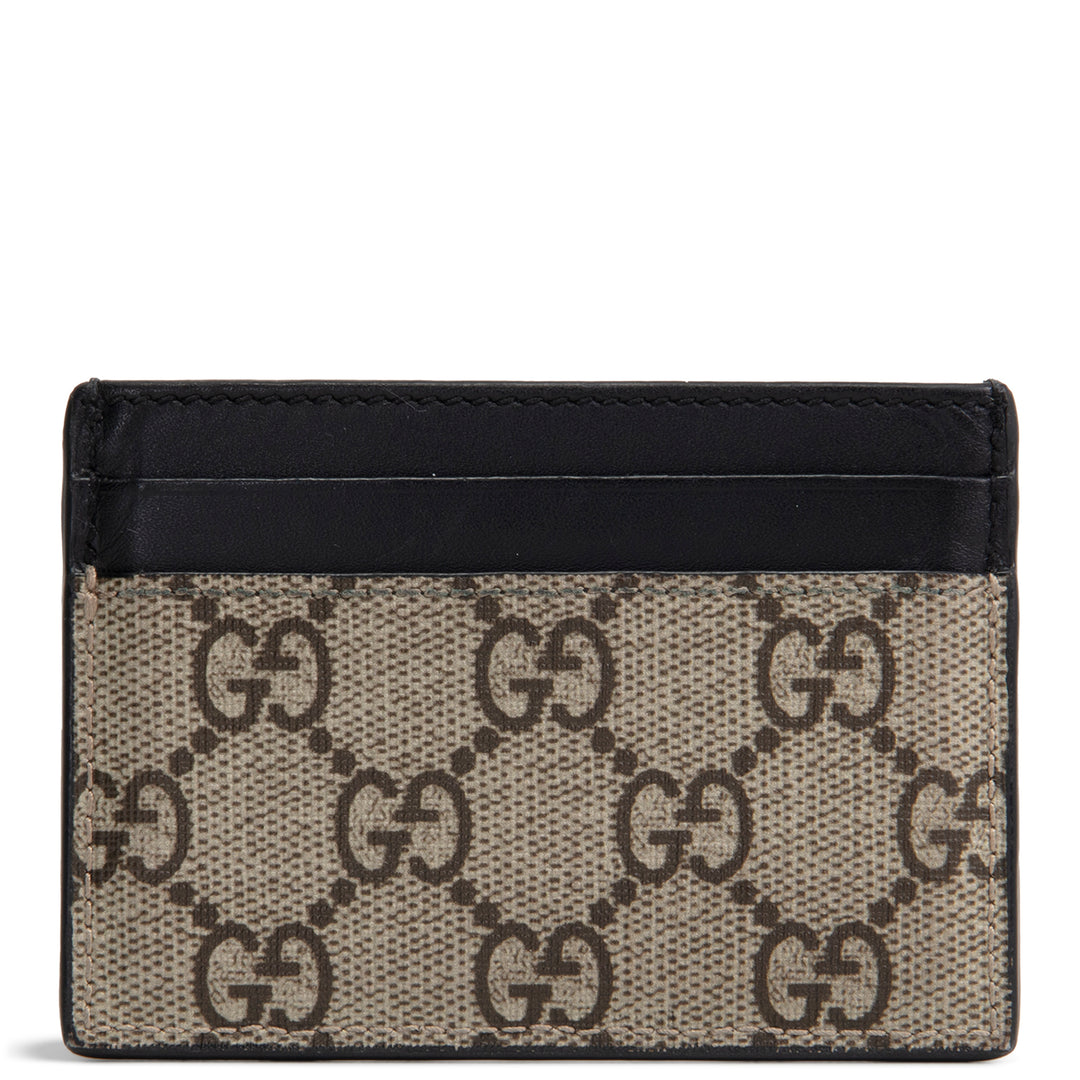 GUCCI GG Supreme Kingsnake Card Holder