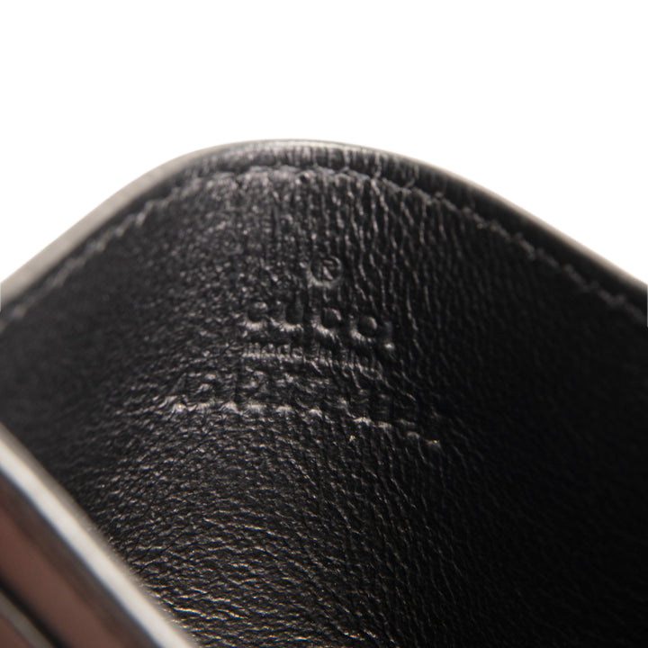 GUCCI GG Supreme Kingsnake Card Holder