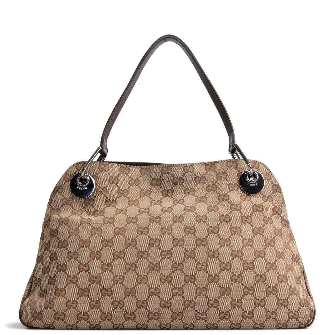GUCCI Eclipse GG Canvas Shoulder Bag