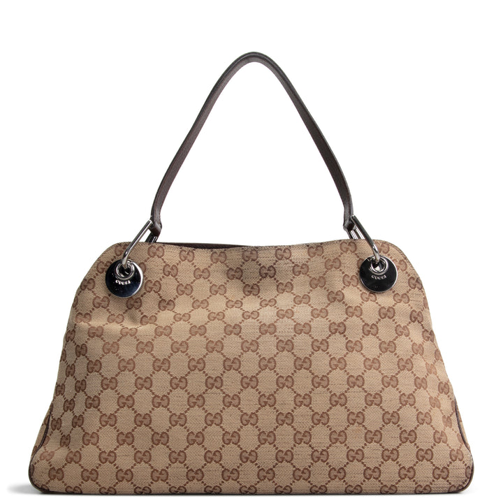 GUCCI Eclipse GG Canvas Shoulder Bag