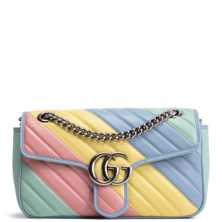 GUCCI GG Marmont Shoulder Bag - Pastel Multicolor