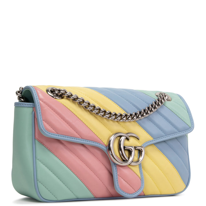 GUCCI GG Marmont Shoulder Bag - Pastel Multicolor