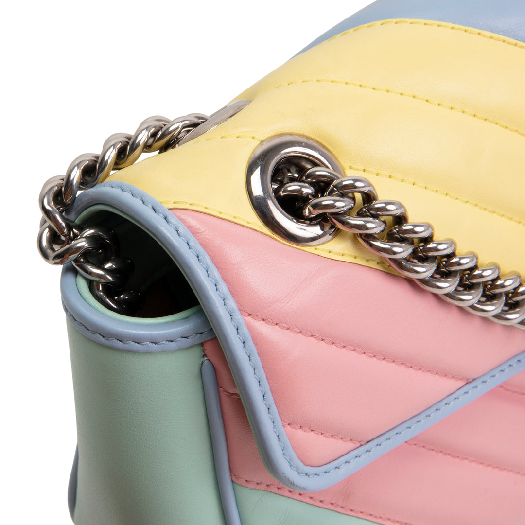 GUCCI GG Marmont Shoulder Bag - Pastel Multicolor