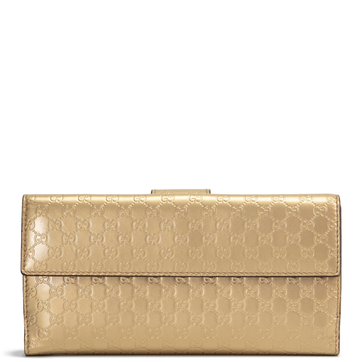 GUCCI Patent Guccissima Heart Wallet OUTLET FINAL SALE