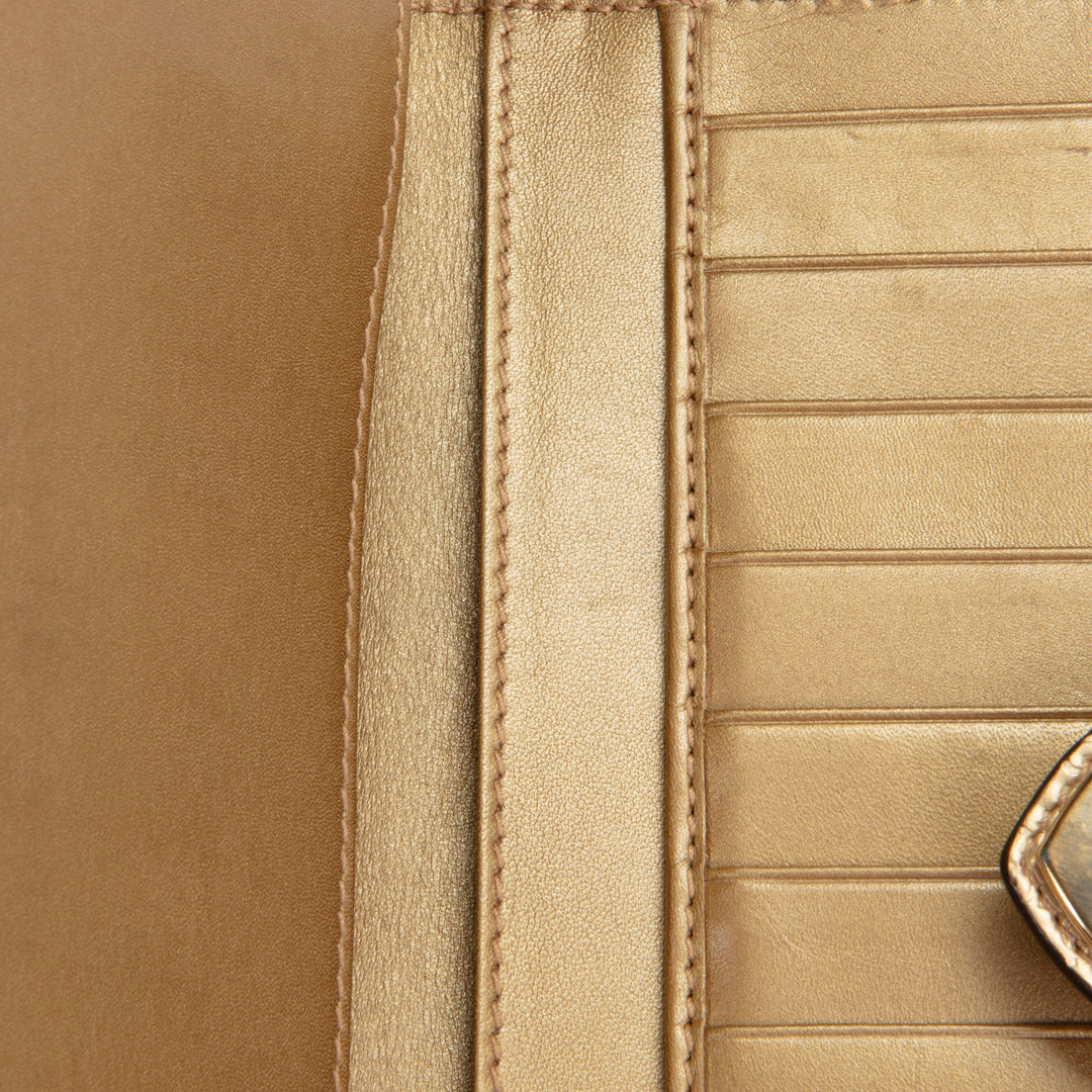 GUCCI Patent Guccissima Heart Wallet OUTLET FINAL SALE