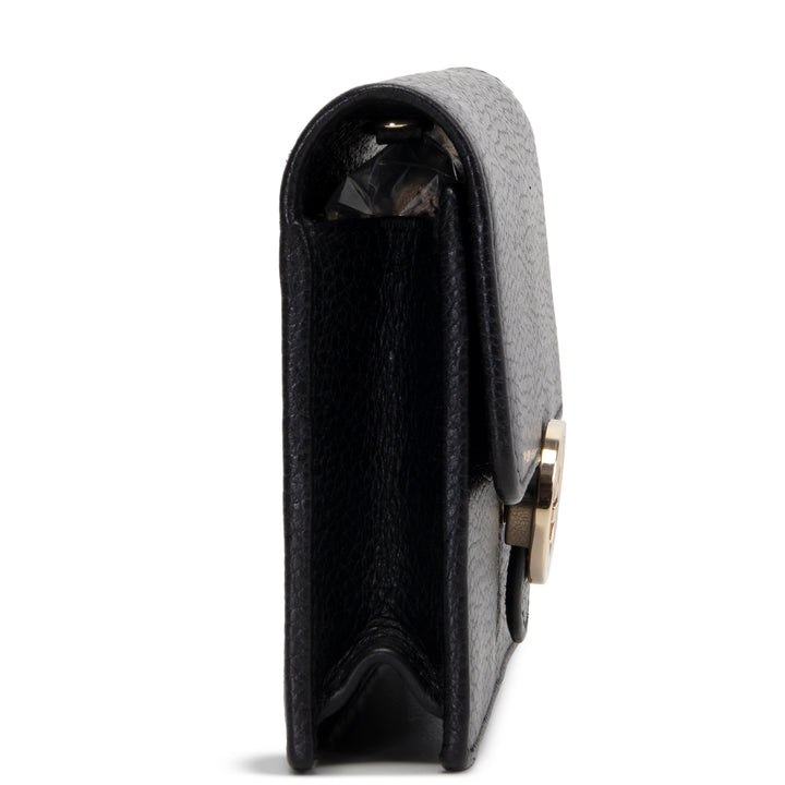 GUCCI Dollar Wallet on Chain - Black OUTLET FINAL SALE