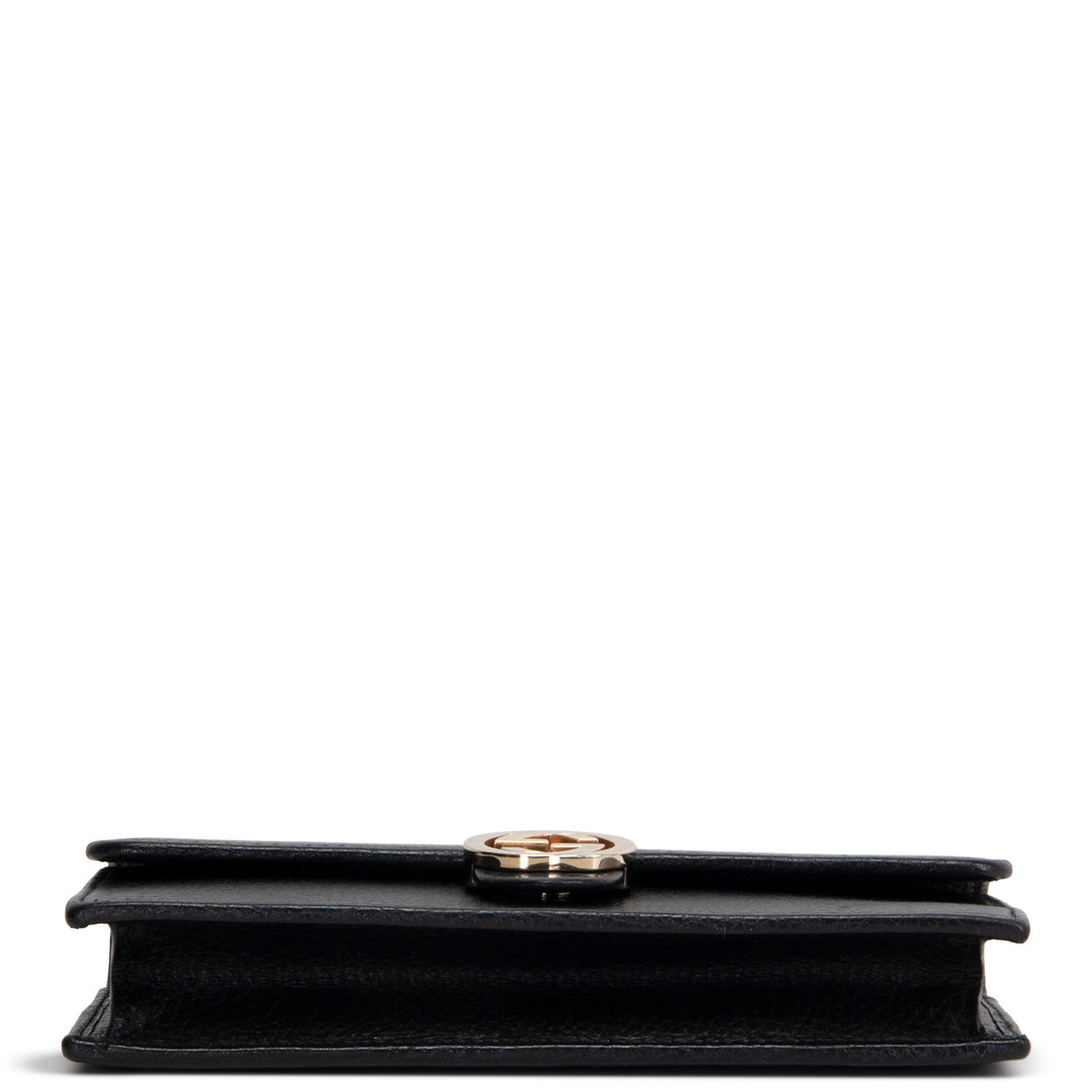 GUCCI Dollar Wallet on Chain - Black OUTLET FINAL SALE