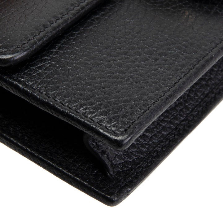 GUCCI Dollar Wallet on Chain - Black OUTLET FINAL SALE