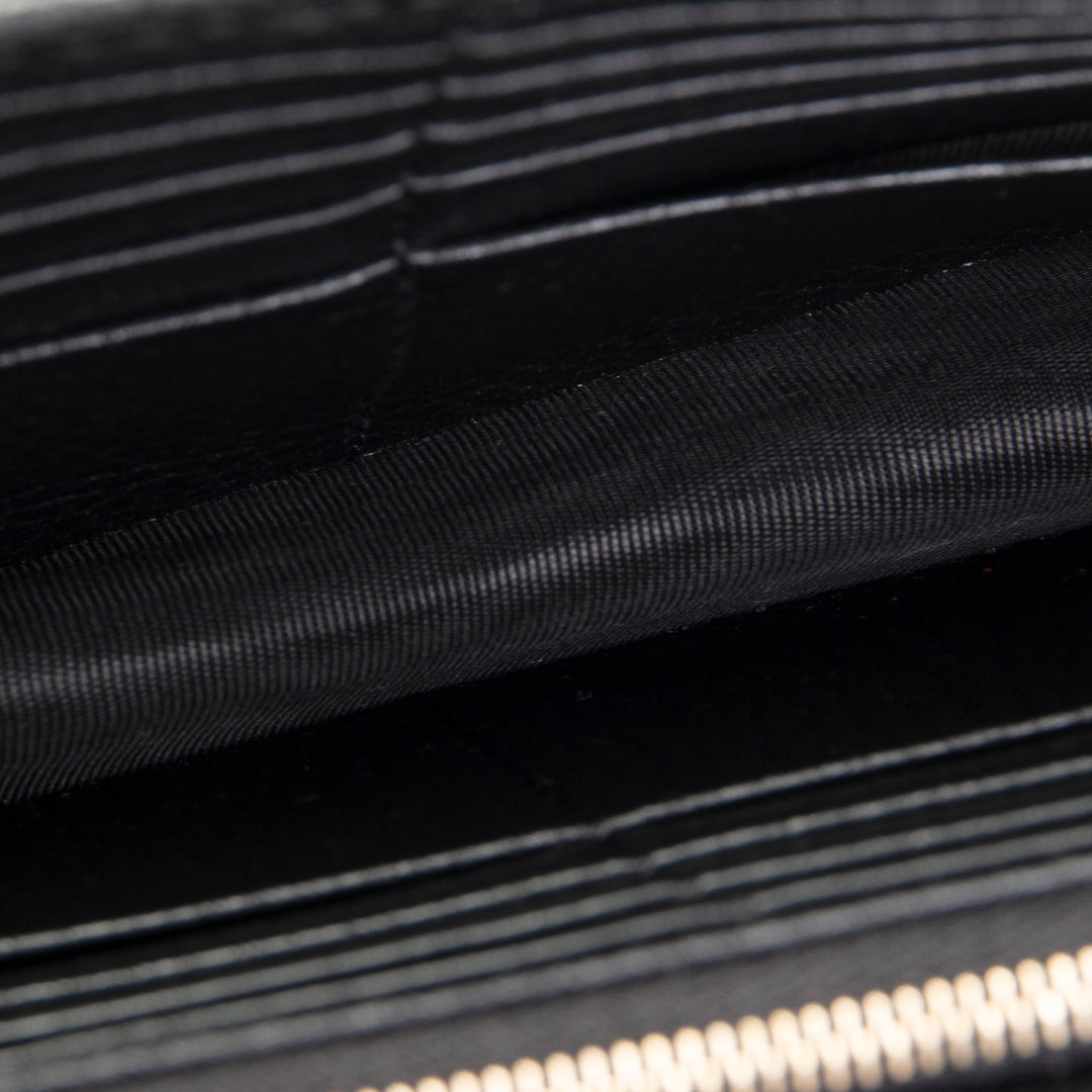 GUCCI Dollar Wallet on Chain - Black OUTLET FINAL SALE