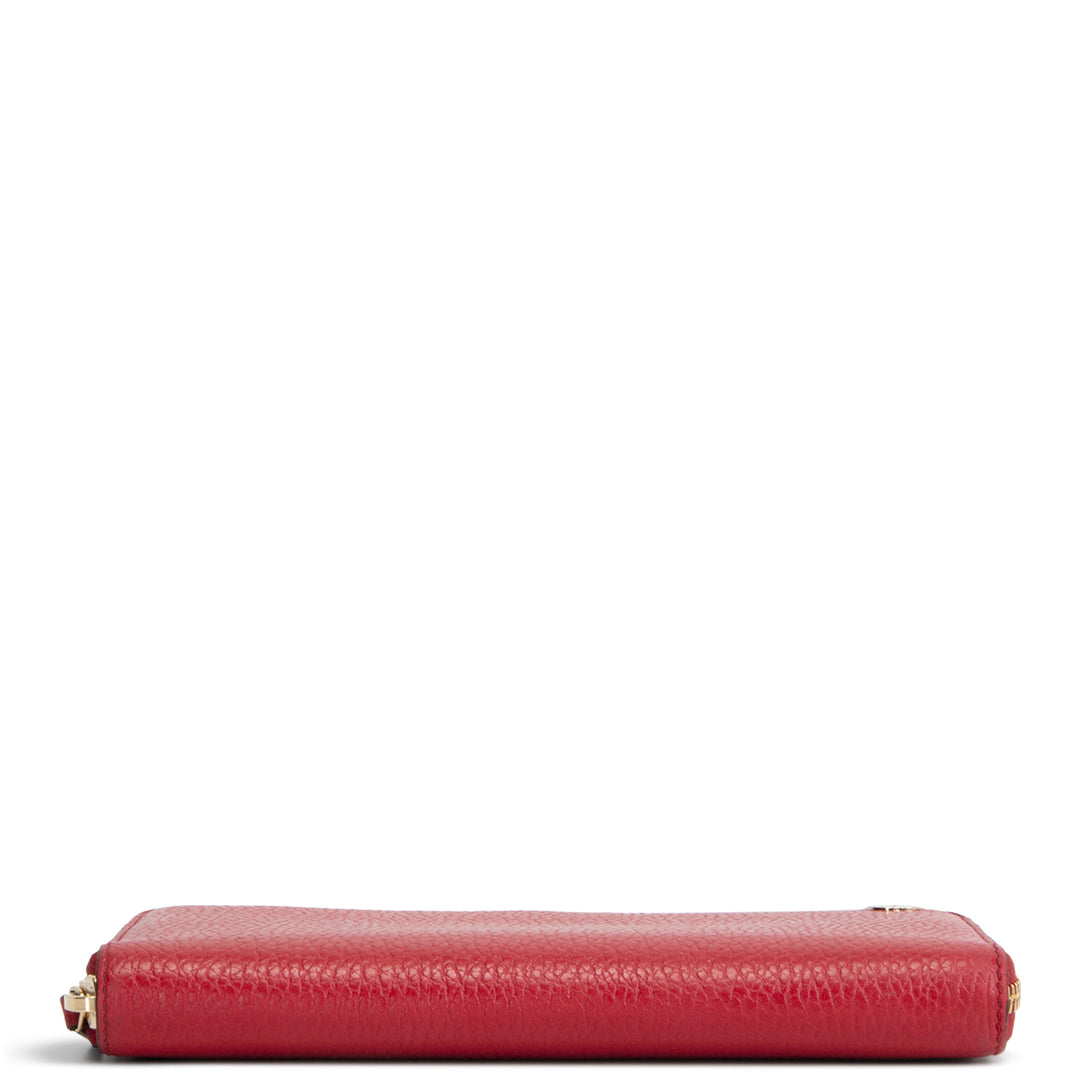 GUCCI Interlocking G Continental Wallet - Red