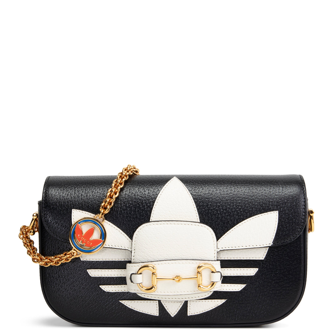 GUCCI x Adidas Leather 1955 Horsebit Crossbody Bag