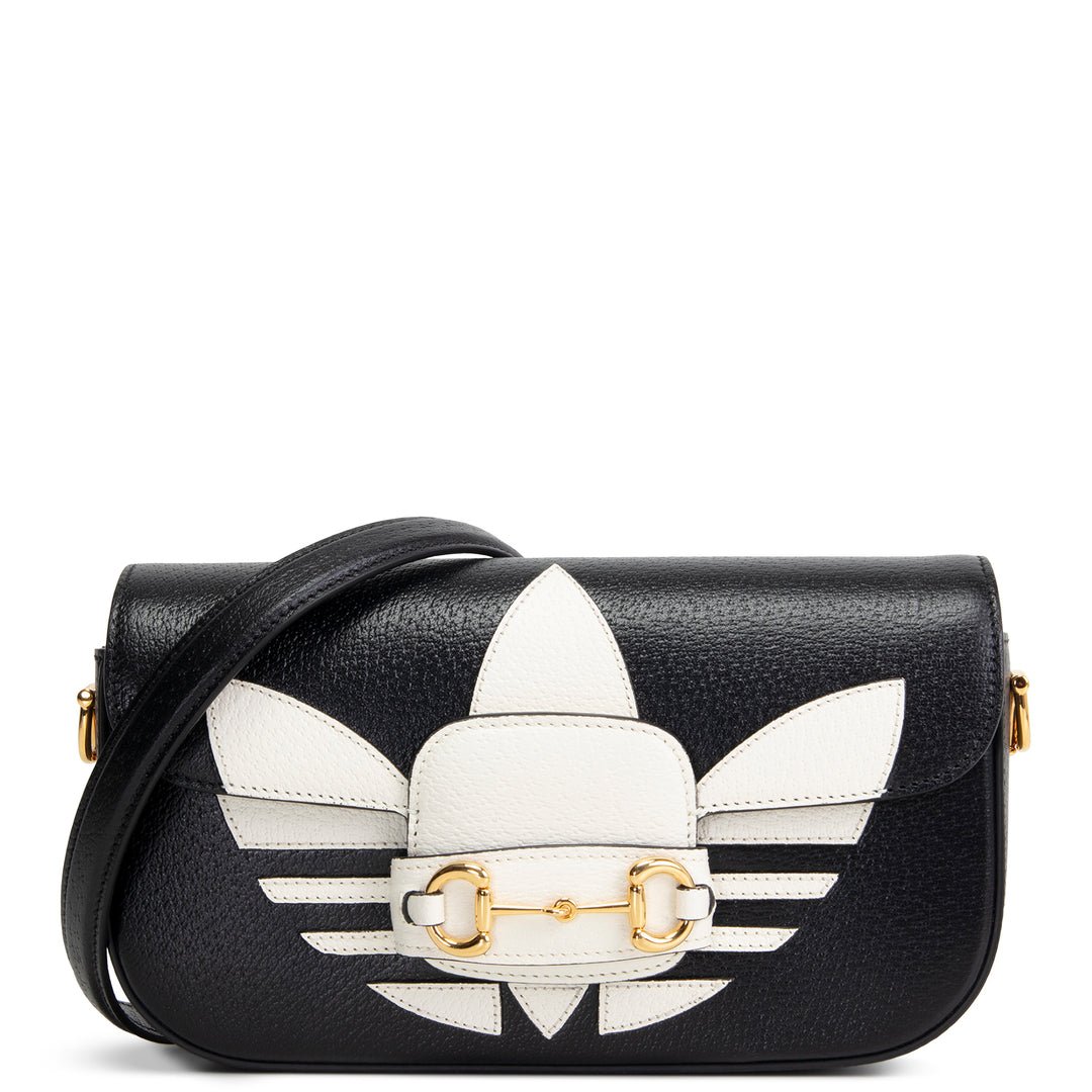 GUCCI x Adidas Leather 1955 Horsebit Crossbody Bag