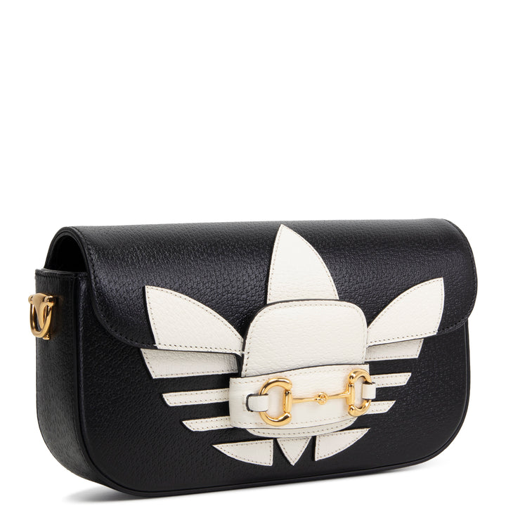 GUCCI x Adidas Leather 1955 Horsebit Crossbody Bag