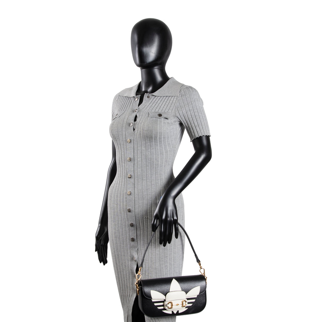 GUCCI x Adidas Leather 1955 Horsebit Crossbody Bag