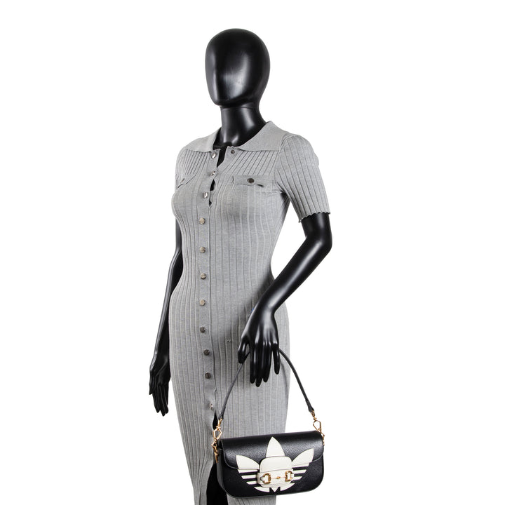 GUCCI x Adidas Leather 1955 Horsebit Crossbody Bag