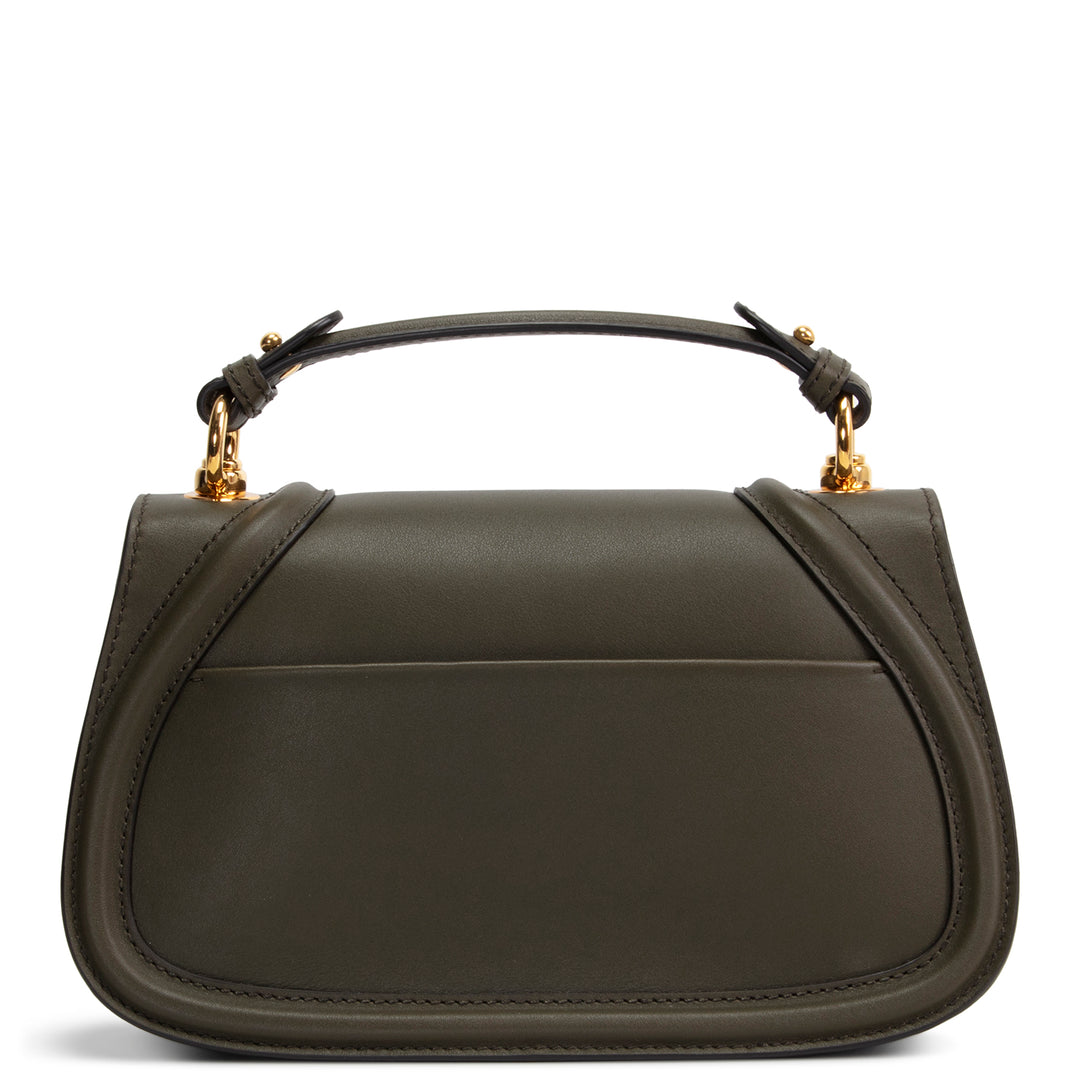 GUCCI Blondie Medium Top Handle Shoulder Bag - Olive Green