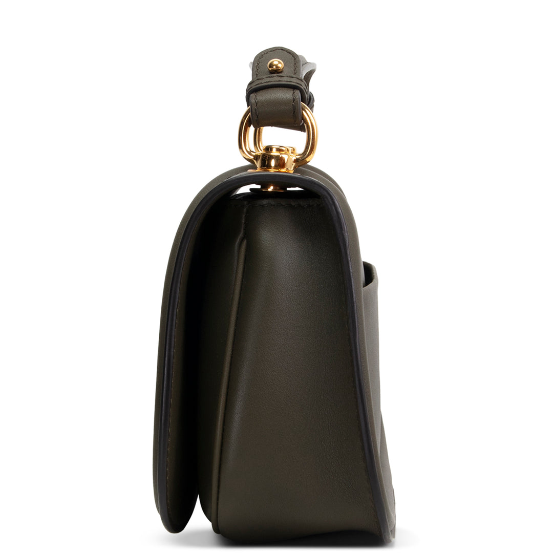 GUCCI Blondie Medium Top Handle Shoulder Bag - Olive Green