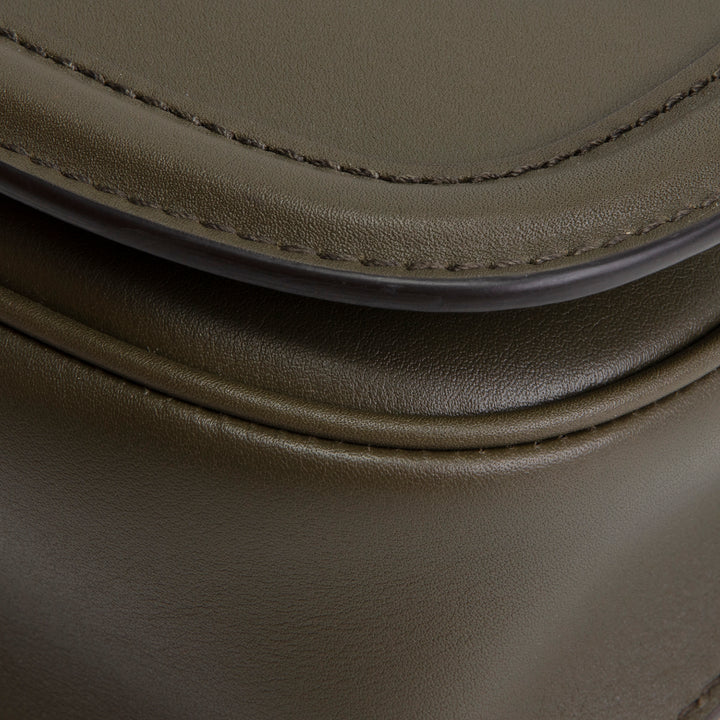 GUCCI Blondie Medium Top Handle Shoulder Bag - Olive Green