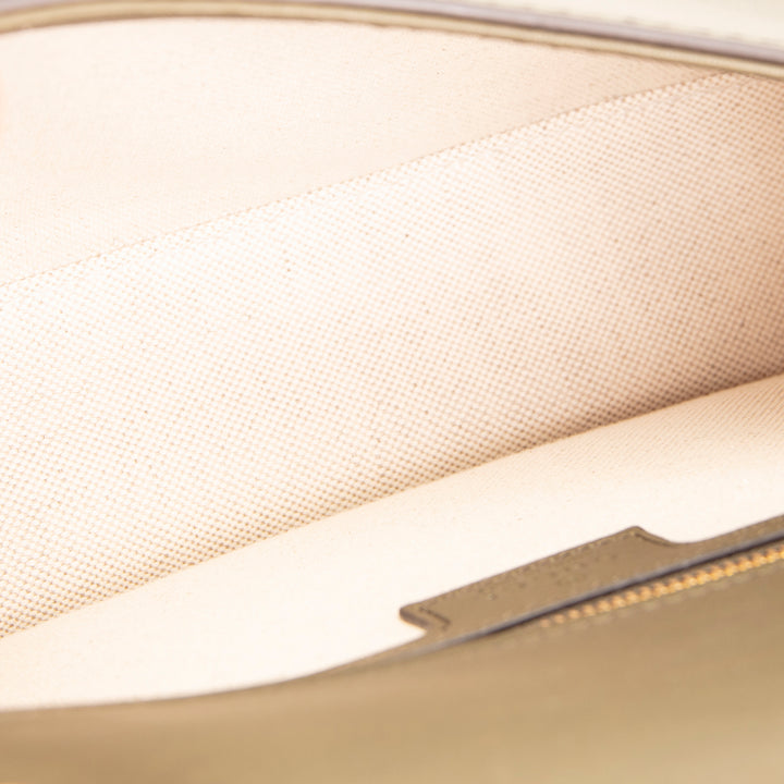 GUCCI Blondie Medium Top Handle Shoulder Bag - Olive Green