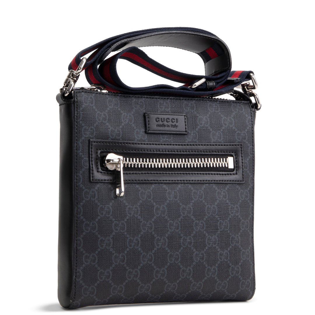 GUCCI GG Supreme Messenger Bag - Black OUTLET FINAL SALE