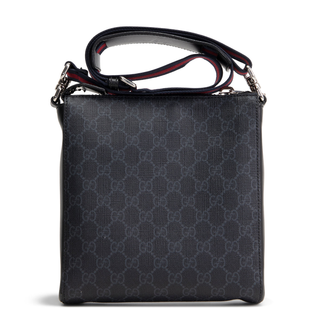 GUCCI GG Supreme Messenger Bag - Black OUTLET FINAL SALE