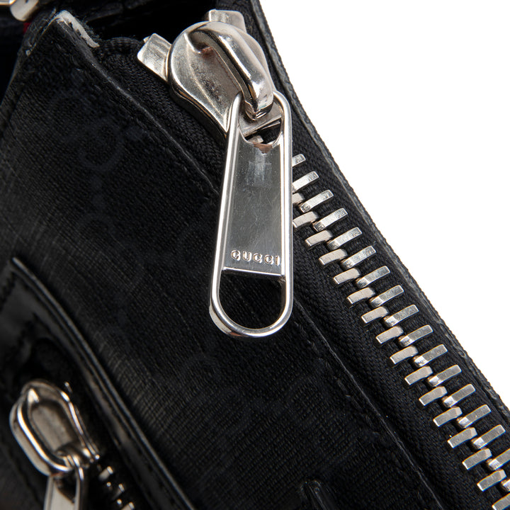GUCCI GG Supreme Messenger Bag - Black OUTLET FINAL SALE