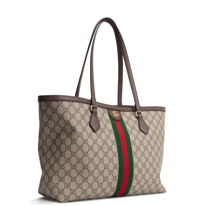 GUCCI GG Supreme Ophidia Medium Tote