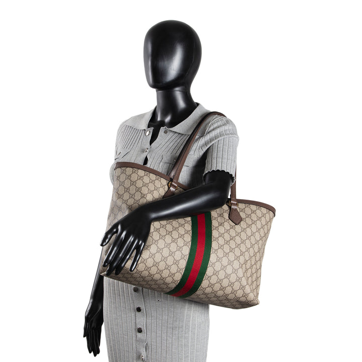 GUCCI GG Supreme Ophidia Medium Tote