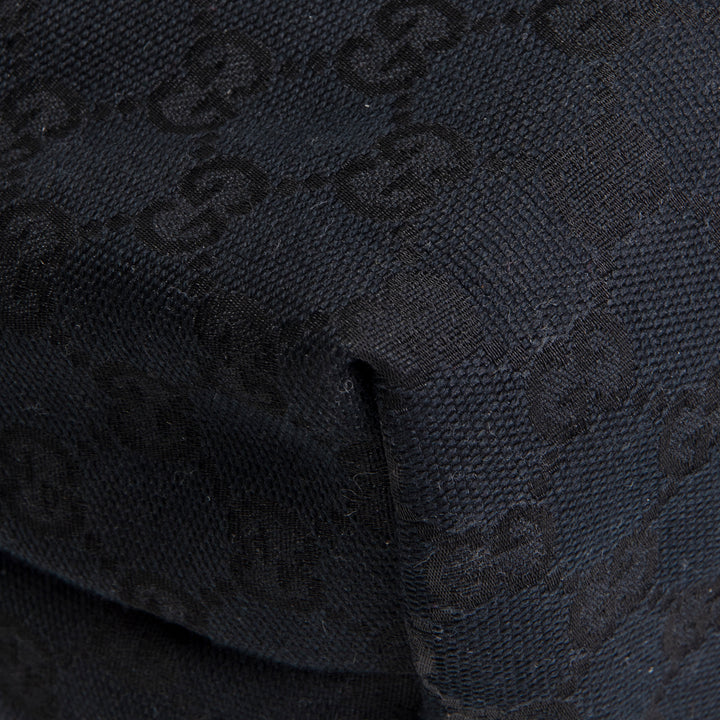 GUCCI GG Canvas Web Messenger - Black