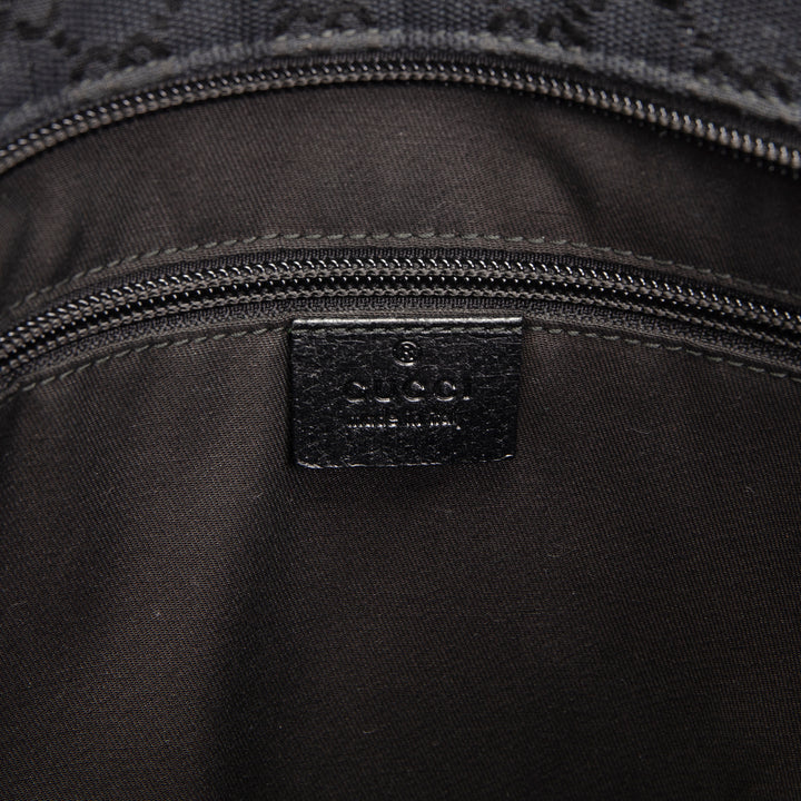 GUCCI GG Canvas Web Messenger - Black