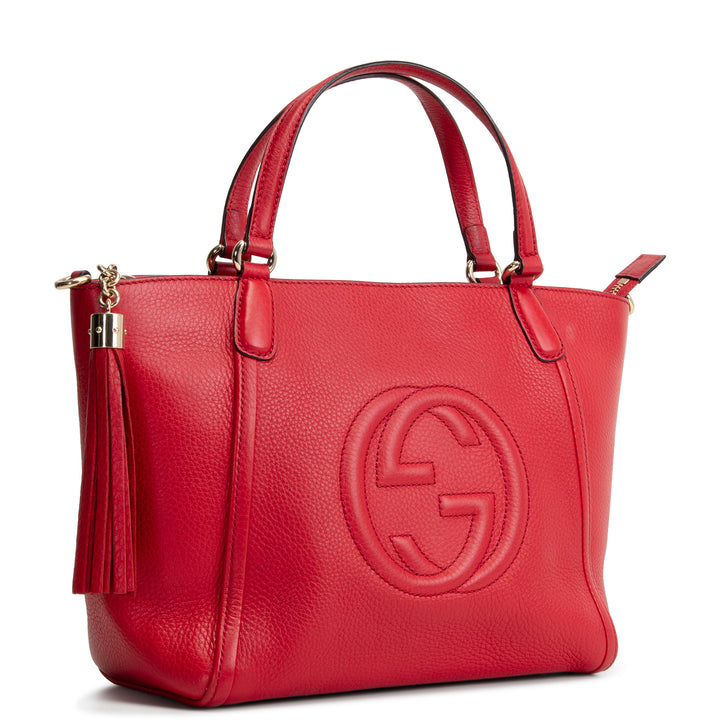 GUCCI Small Soho Zip Tote