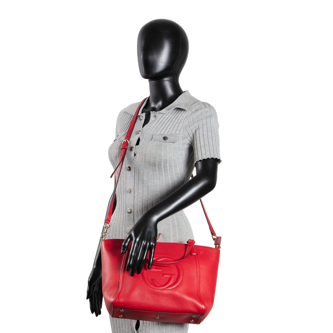 GUCCI Small Soho Zip Tote