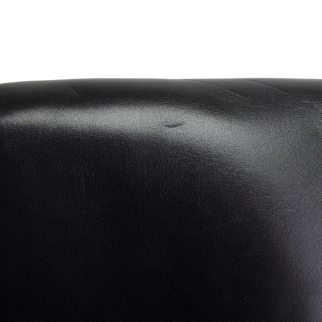 GUCCI Leather Flap Shoulder Bag - Black OUTLET FINAL SALE