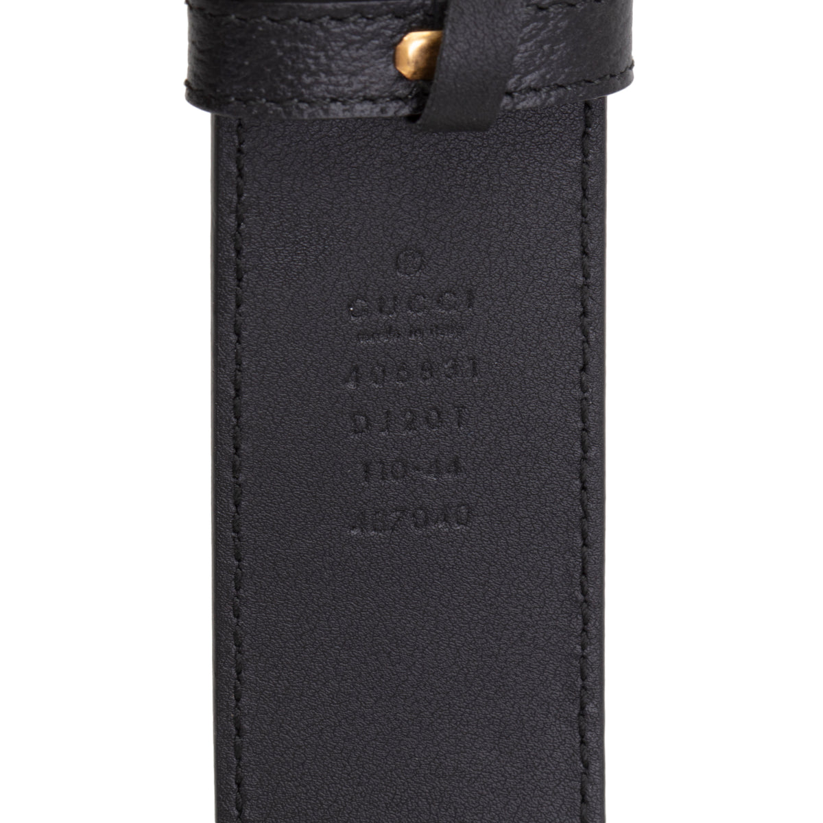 GUCCI GG Marmont Calfskin Leather Belt