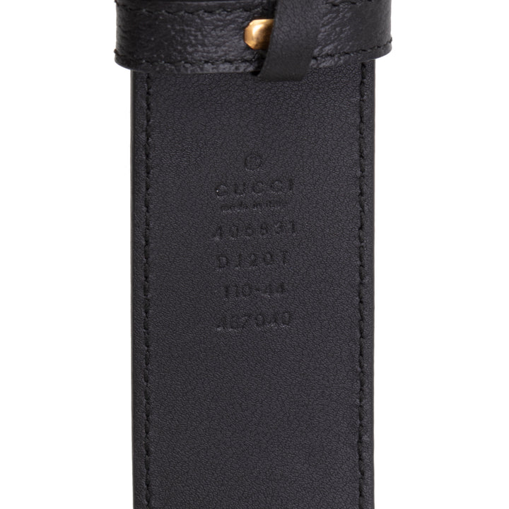 GUCCI GG Marmont Calfskin Leather Belt