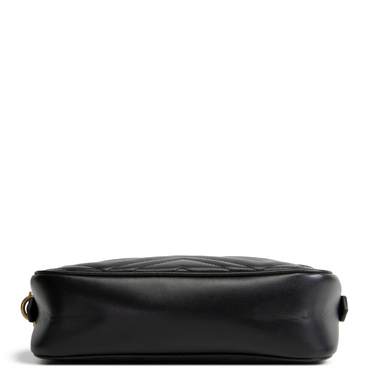 GUCCI GG Marmont Small Camera Bag - Black