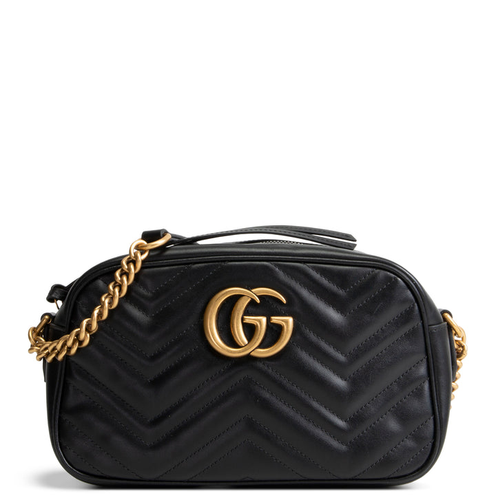 GUCCI GG Marmont Small Camera Bag - Black