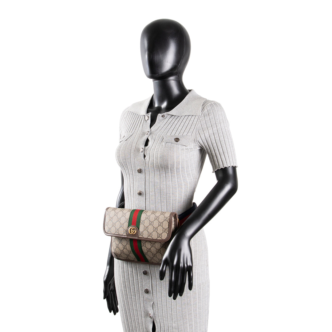 GUCCI GG Supreme Ophidia Belt Bag