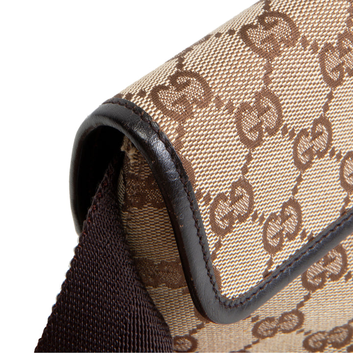 GUCCI Flight Belt Bag GG Canvas