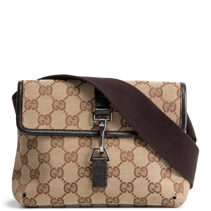 GUCCI Flight Belt Bag GG Canvas