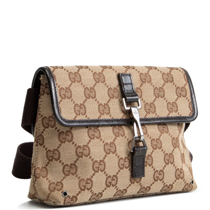 GUCCI Flight Belt Bag GG Canvas