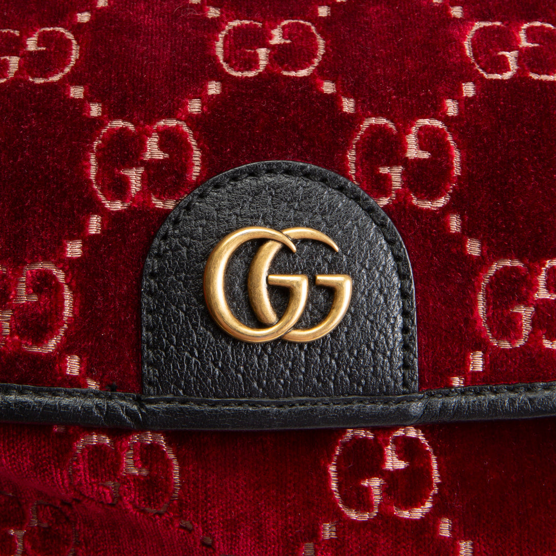 GUCCI GG Velvet Backpack