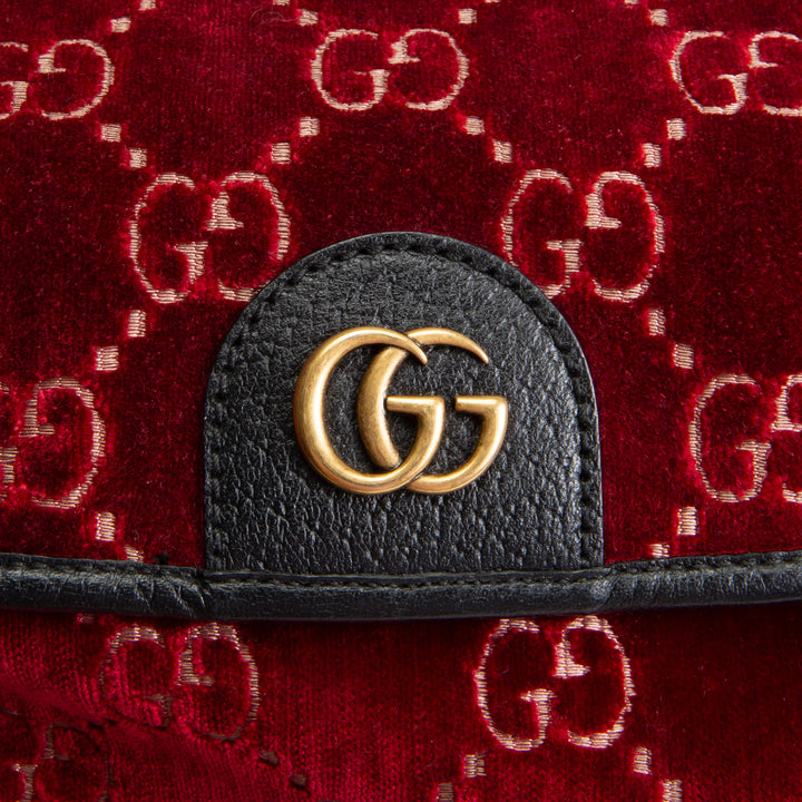 GUCCI GG Velvet Backpack