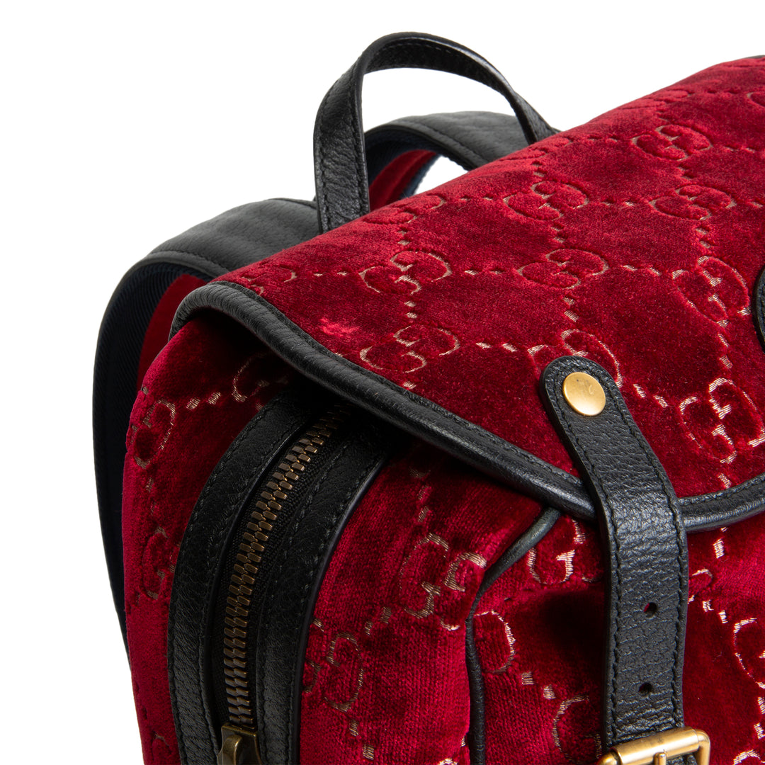 GUCCI GG Velvet Backpack