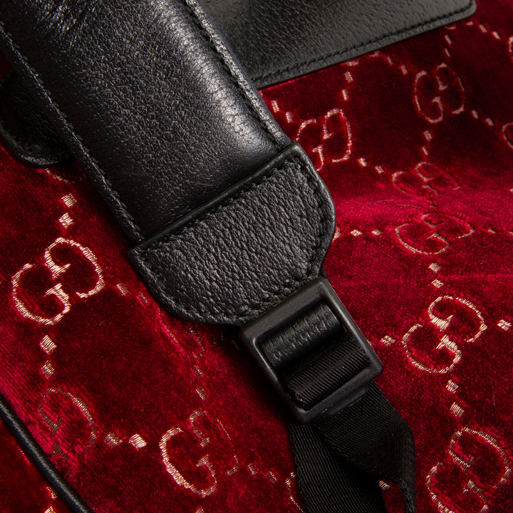 GUCCI GG Velvet Backpack