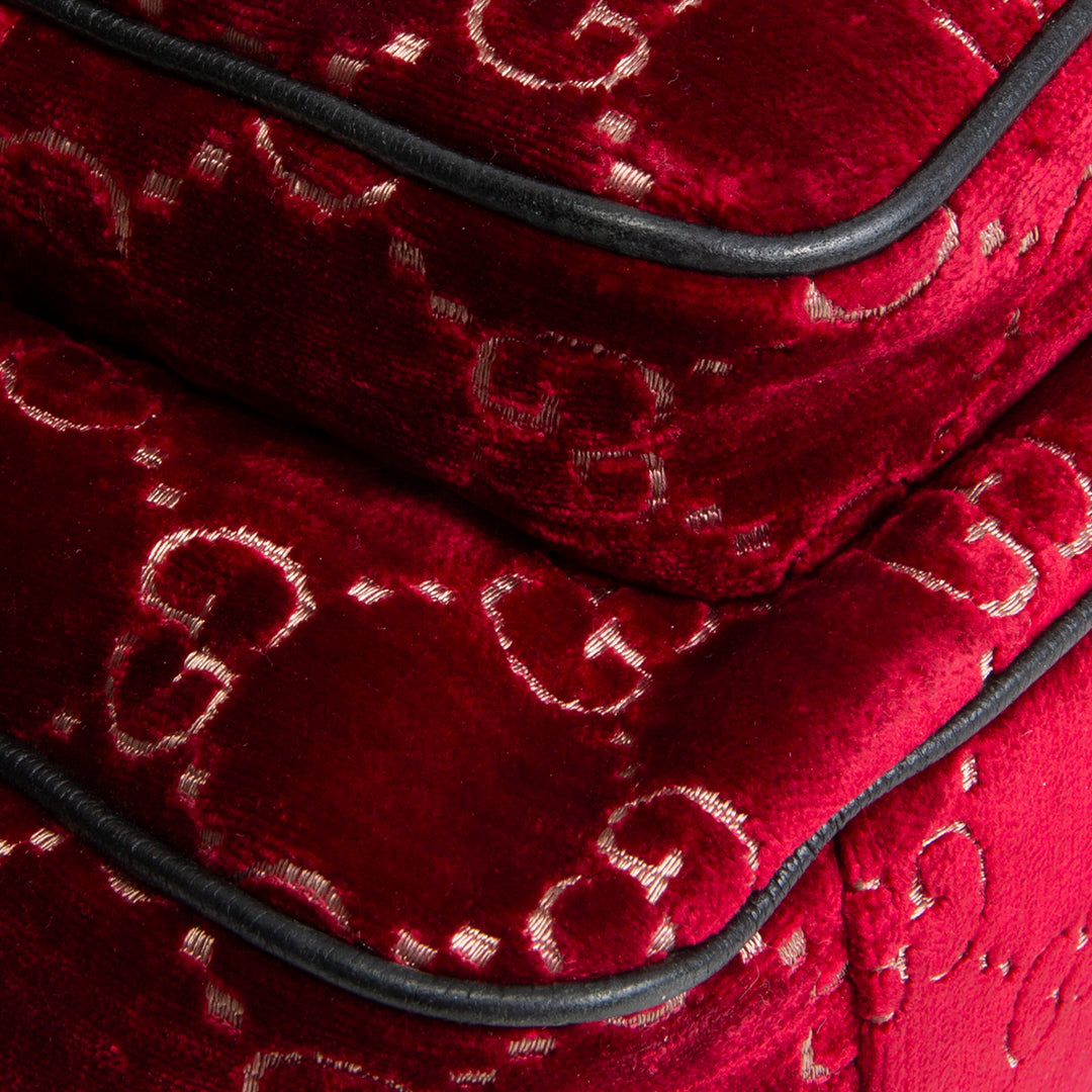 GUCCI GG Velvet Backpack