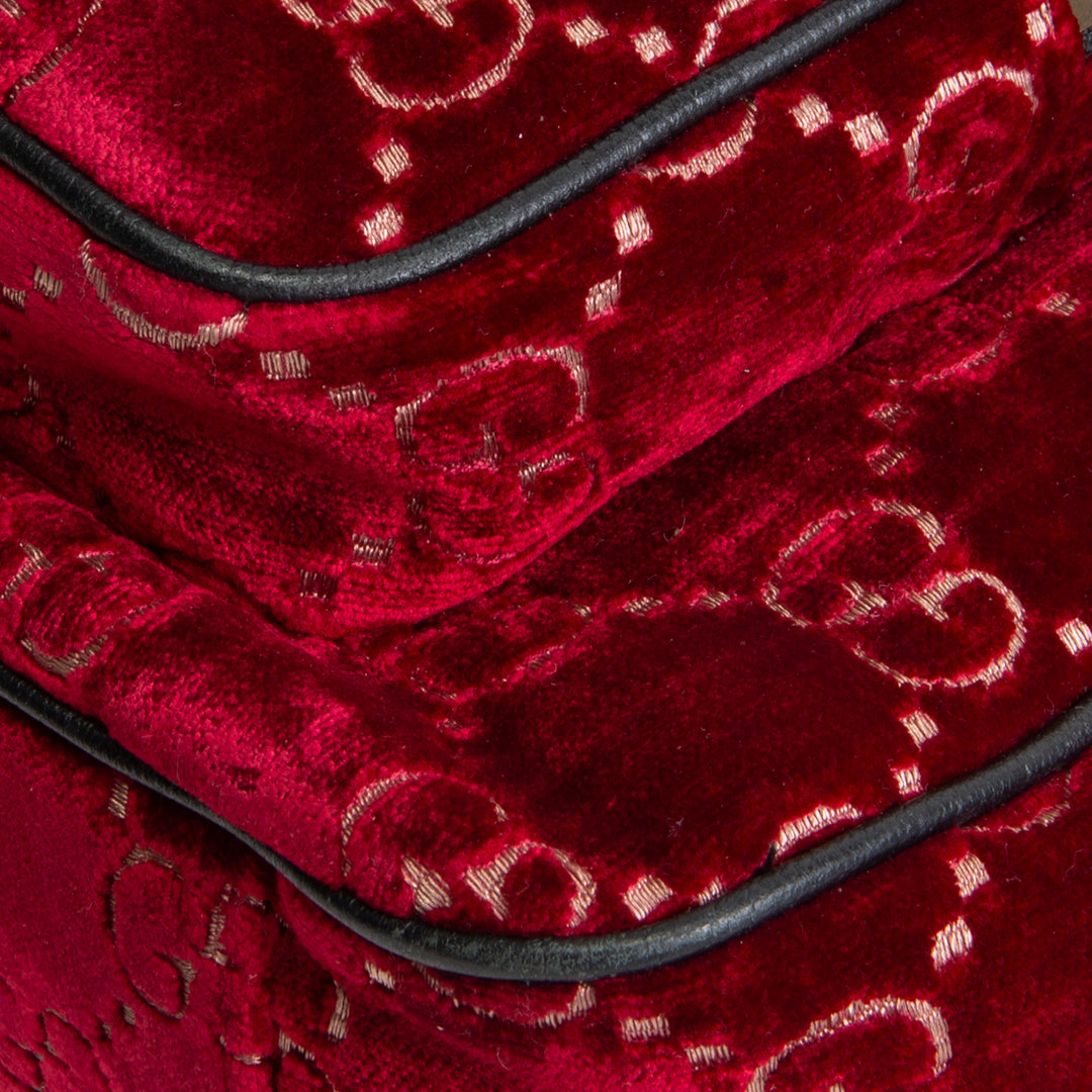 GUCCI GG Velvet Backpack