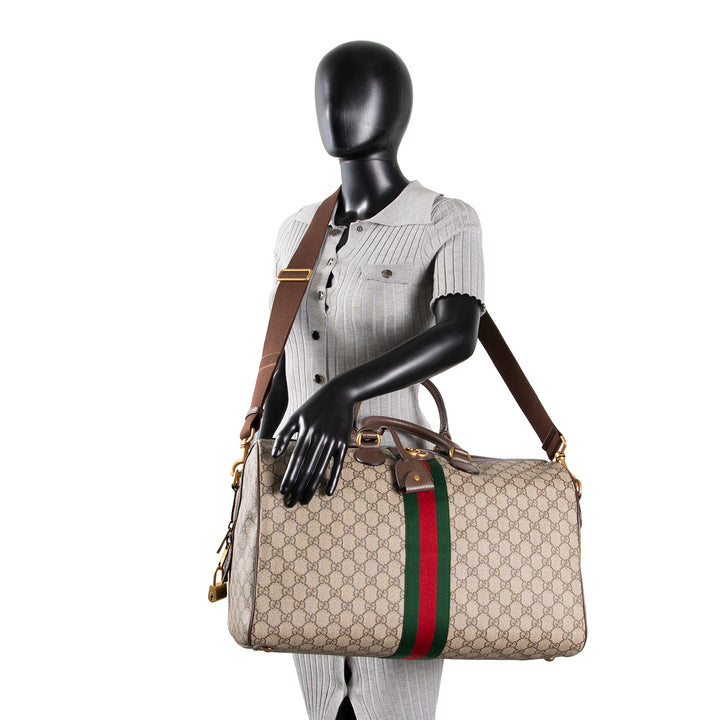 GUCCI GG Supreme Ophidia Medium Duffle Bag